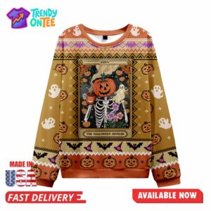 The Halloween Reveler Ugly Christmas Sweater