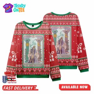 The High Priestess Tarot Card Ugly Christmas Sweater