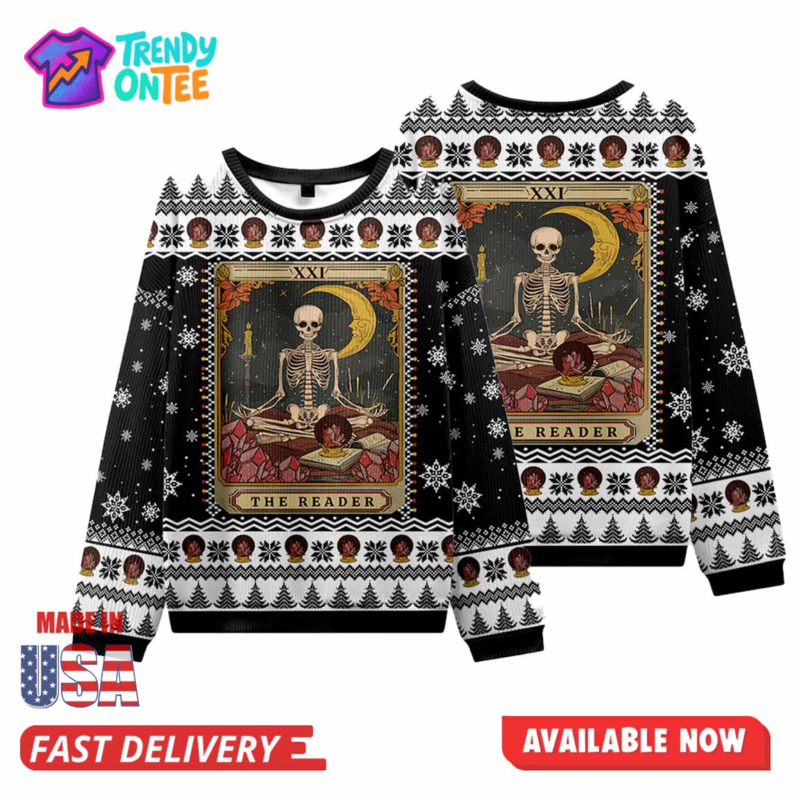 The Reader Tarot Ugly Christmas Sweater The Reader Tarot Ugly Christmas Sweater