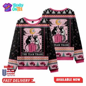 The Team Trash Opossum Ugly Christmas Sweater