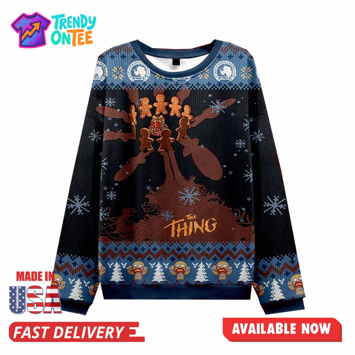 The Thing Christmas Ugly Sweater The Thing Christmas Ugly Sweater