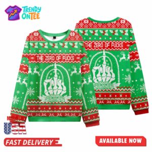 The Zero Of Fucks Ugly Christmas Sweater
