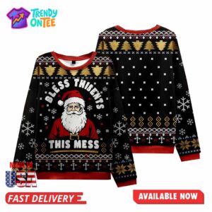 This Is Mess Christmas Ugly Sweater