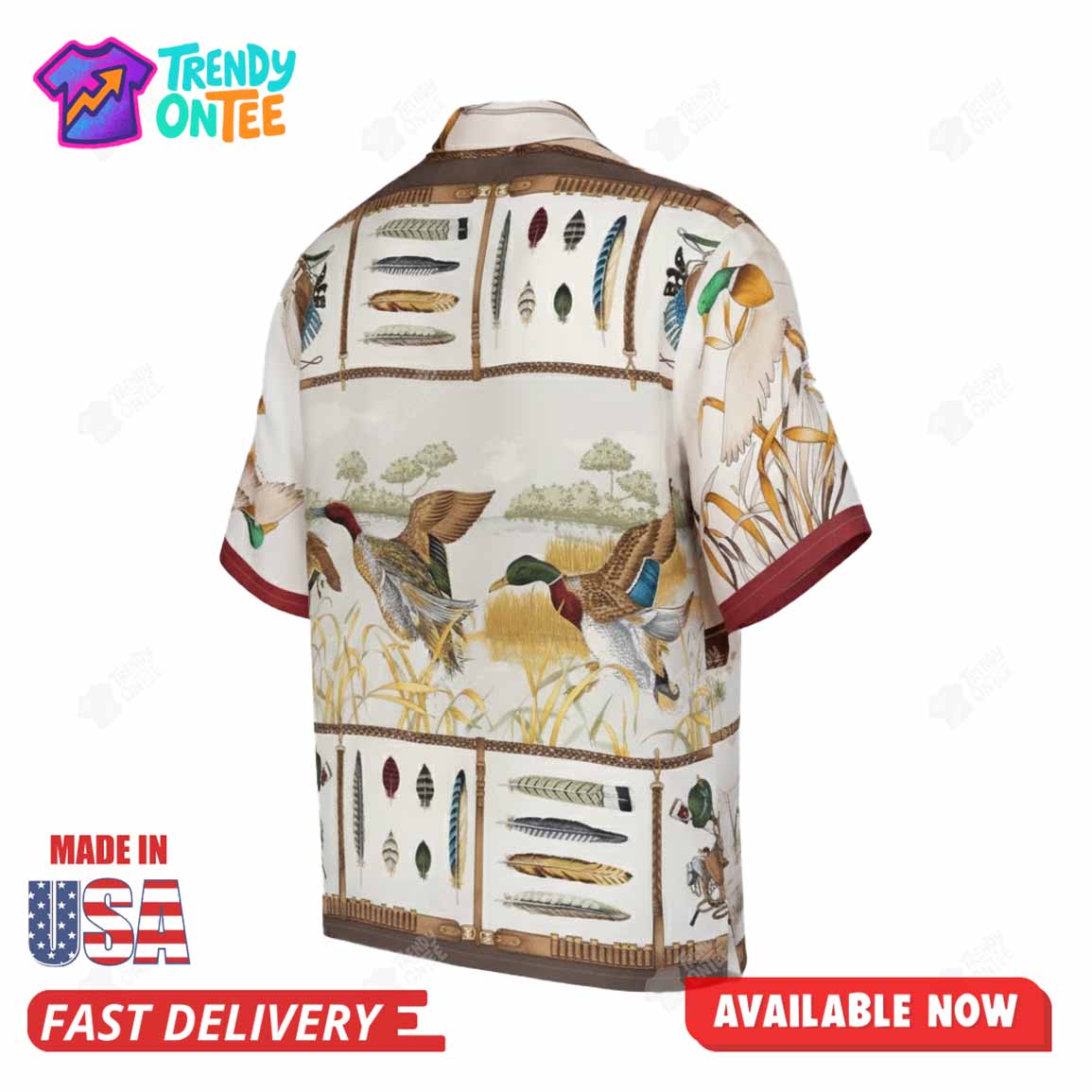 Travis Kelce Wearing Ducks Hawaiian Shirt Travis Kelce Wearing Ducks Hawaiian Shirt