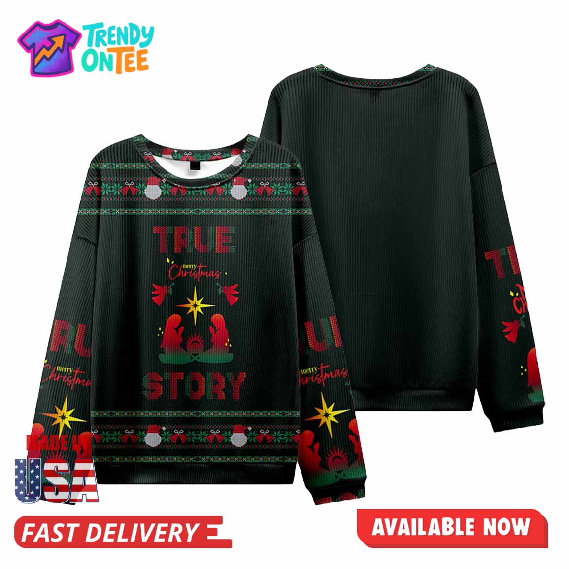 True Christmas Story Ugly Christmas Sweater True Christmas Story Ugly Christmas Sweater