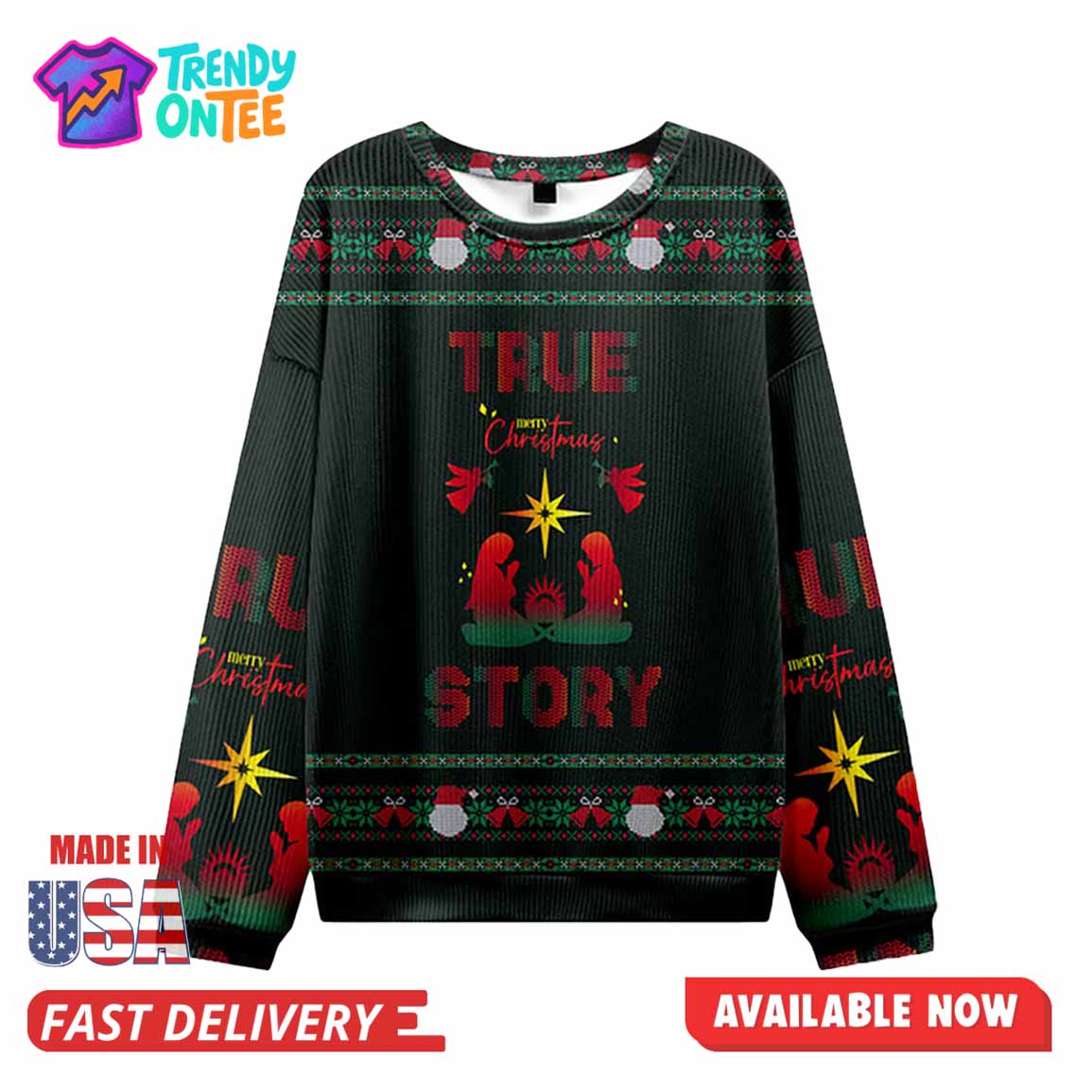 True Christmas Story Ugly Christmas Sweater True Christmas Story Ugly Christmas Sweater
