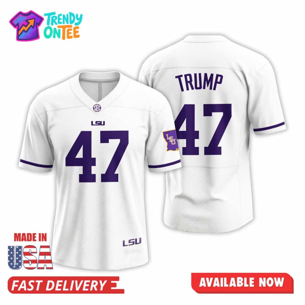 Trump x LSU Tigers White Jersey