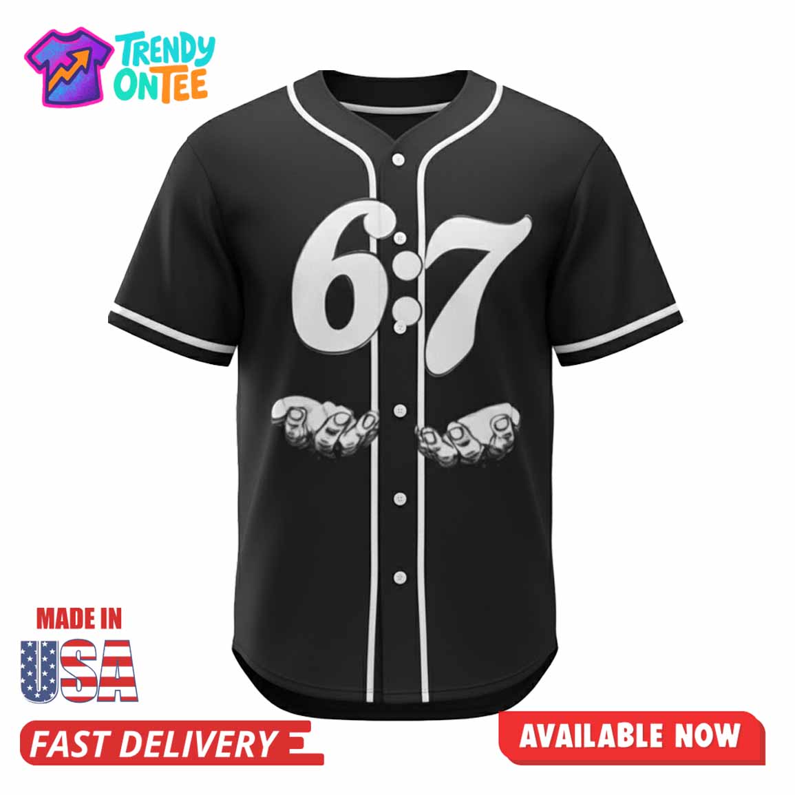 Wicked Hands Baseball Jersey Wicked Hands Baseball Jersey