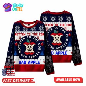 Bad Apple Christmas Ugly Sweater