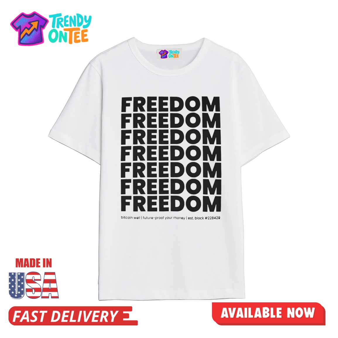Bitcoin Well Freedom Shirt Bitcoin Well Freedom Shirt