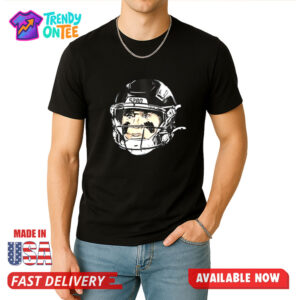 Bo Nix Crazy Eyes Helmet Shirt
