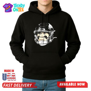 Bo Nix Crazy Eyes Helmet Shirt