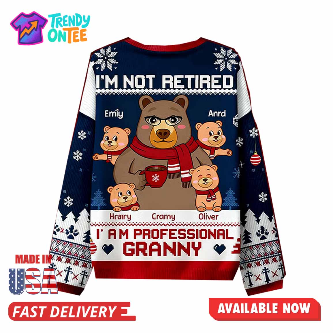 I'm Not Retired Christmas Ugly Sweater I'm Not Retired Christmas Ugly Sweater