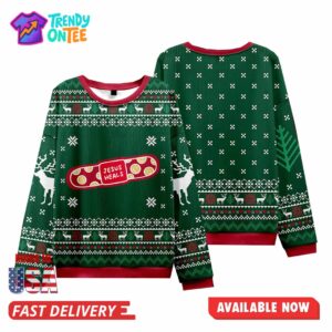 Jesus Heals Green Christian Christmas Ugly Sweater Jesus Heals Green Christian Christmas Ugly Sweater