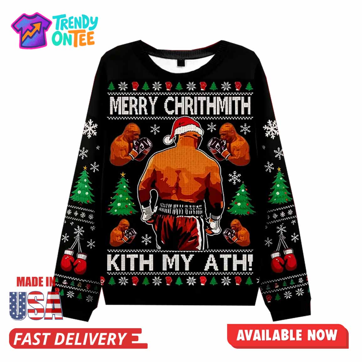 Kith My Ath Christmas Ugly Sweater Kith My Ath Christmas Ugly Sweater