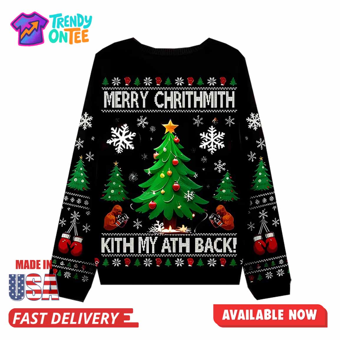 Kith My Ath Christmas Ugly Sweater Kith My Ath Christmas Ugly Sweater
