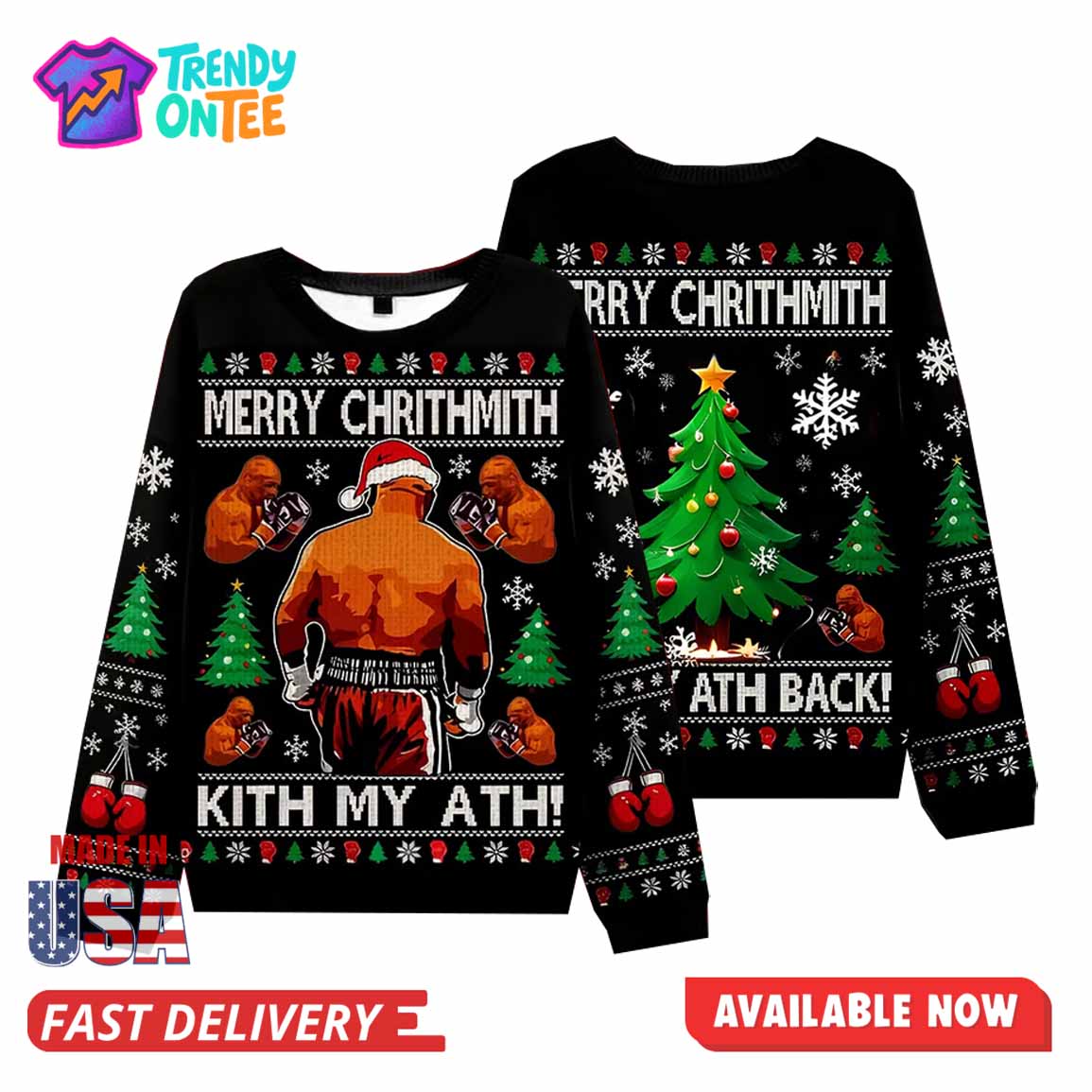 Kith My Ath Christmas Ugly Sweater Kith My Ath Christmas Ugly Sweater