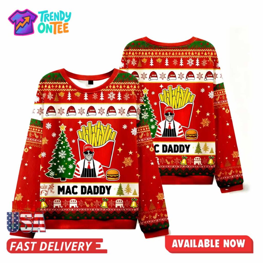 Mac Daddy Christmas Ugly Sweater Mac Daddy Christmas Ugly Sweater