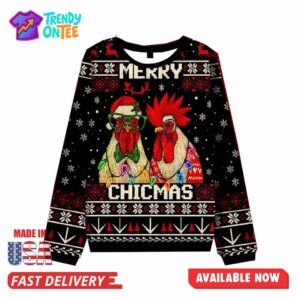 Merry Chicmas Christmas Ugly Sweater