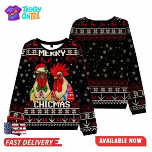 Merry Chicmas Christmas Ugly Sweater