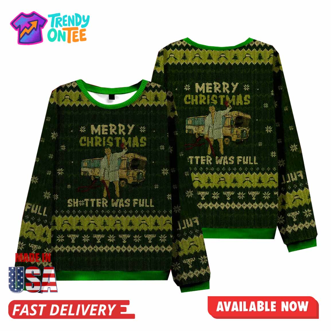 Merry Christmas Shtter Was Full Ugly Sweater Merry Christmas Shtter Was Full Ugly Sweater