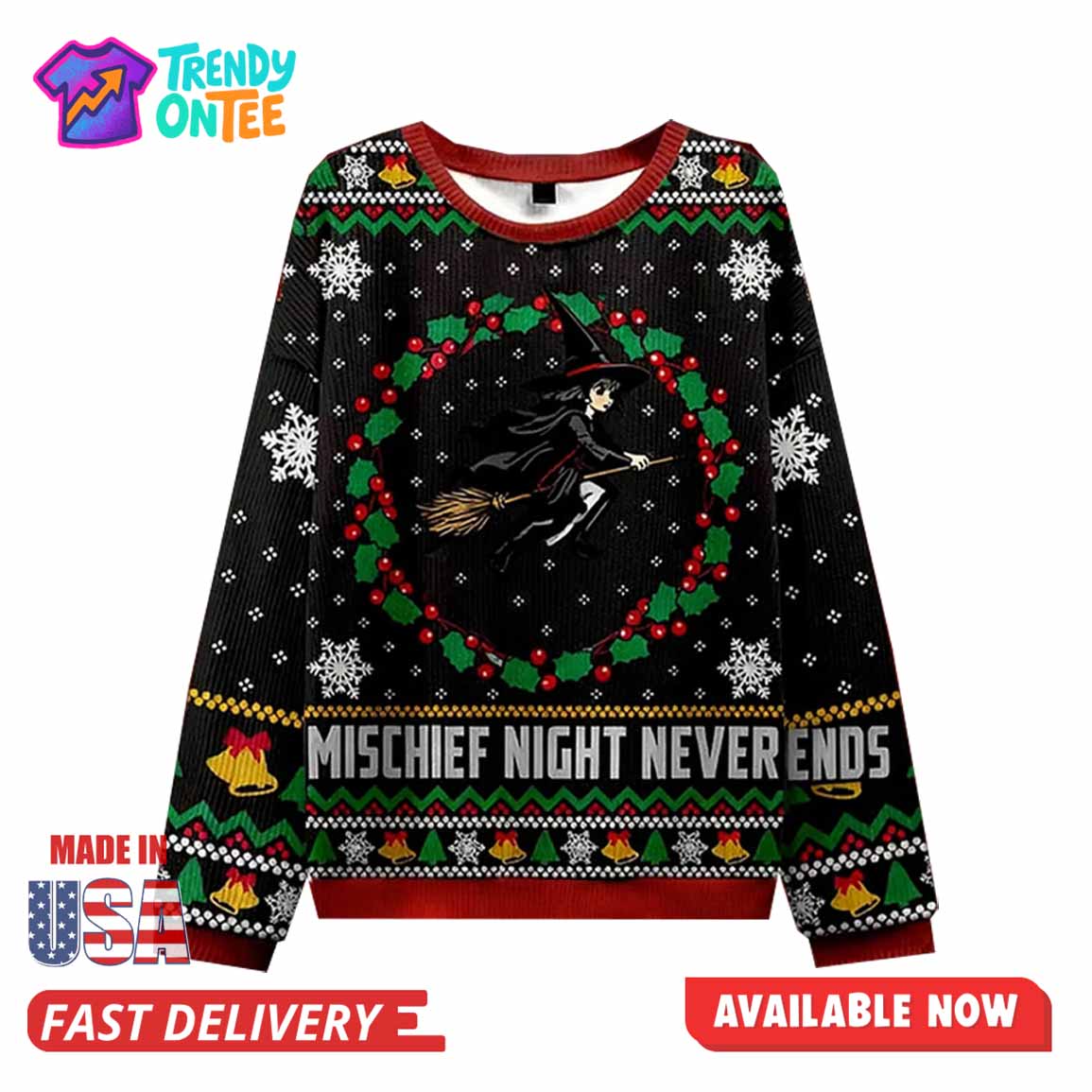 Mischief Night Christmas Ugly Sweater Mischief Night Christmas Ugly Sweater