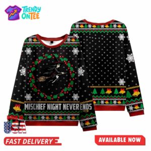 Mischief Night Christmas Ugly Sweater