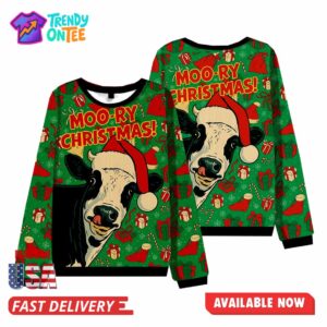 Moo Ry Christmas!Ugly Sweater