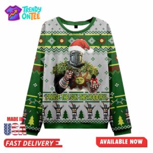 Praise the Sun This Holiday Christmas Ugly Sweater