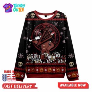 Pyramid Head Christmas Ugly Sweater