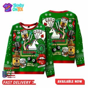 Revival And Fun Elements Christmas Ugly Sweater