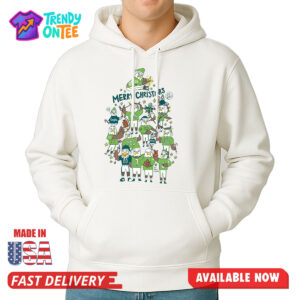 Anathornecreative Merry Christmas Eagles Shirt
