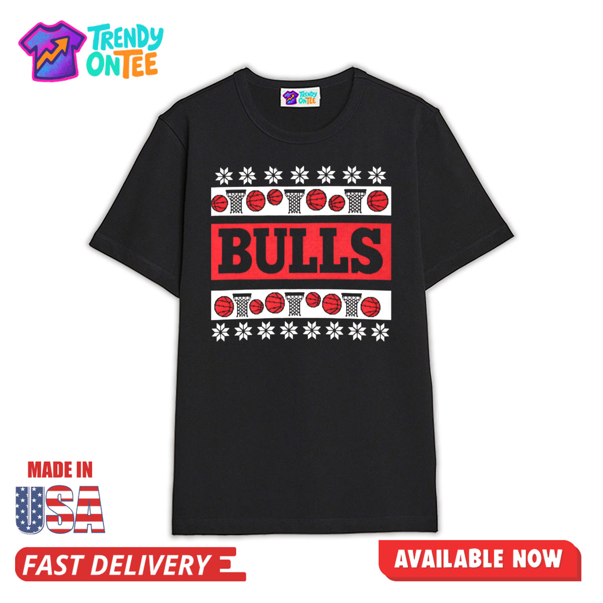Benny the Bull BULLS Christmas Shirt Benny the Bull BULLS Christmas Shirt