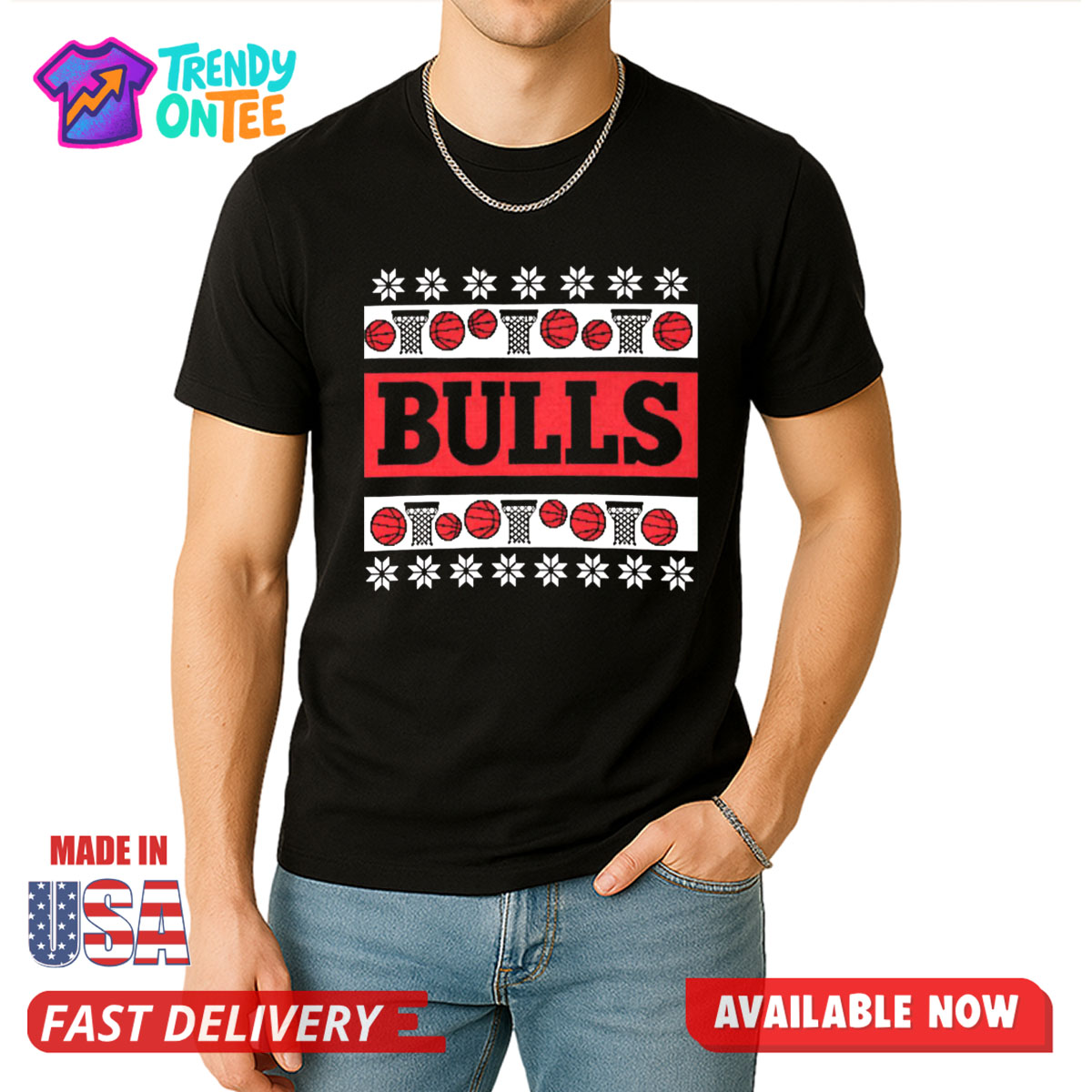 Benny the Bull BULLS Christmas Shirt Benny the Bull BULLS Christmas Shirt