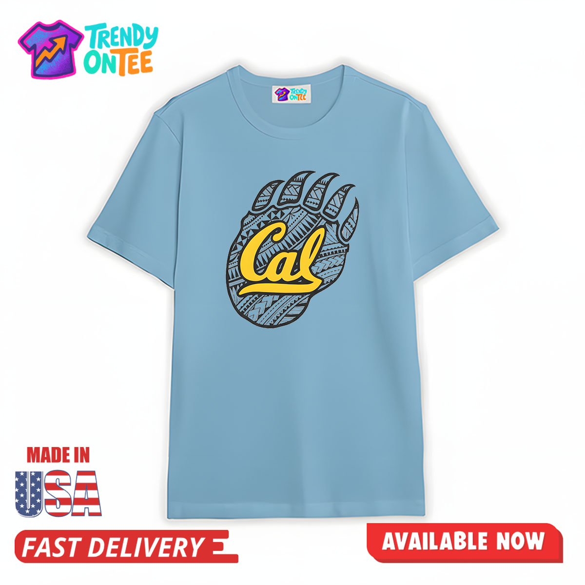 Cal Football Cal Paw Shirt Cal Football Cal Paw Shirt