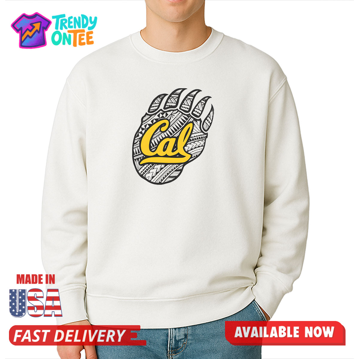 Cal Football Cal Paw Shirt Cal Football Cal Paw Shirt