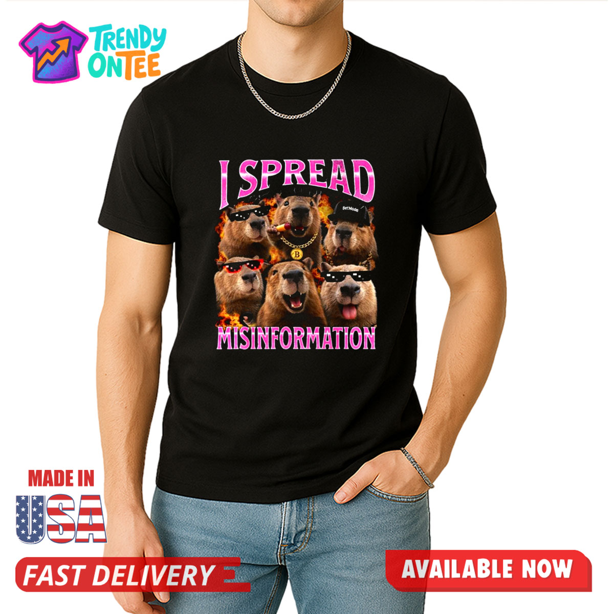 Capybara I Spread Misinformation Shirt Capybara I Spread Misinformation Shirt