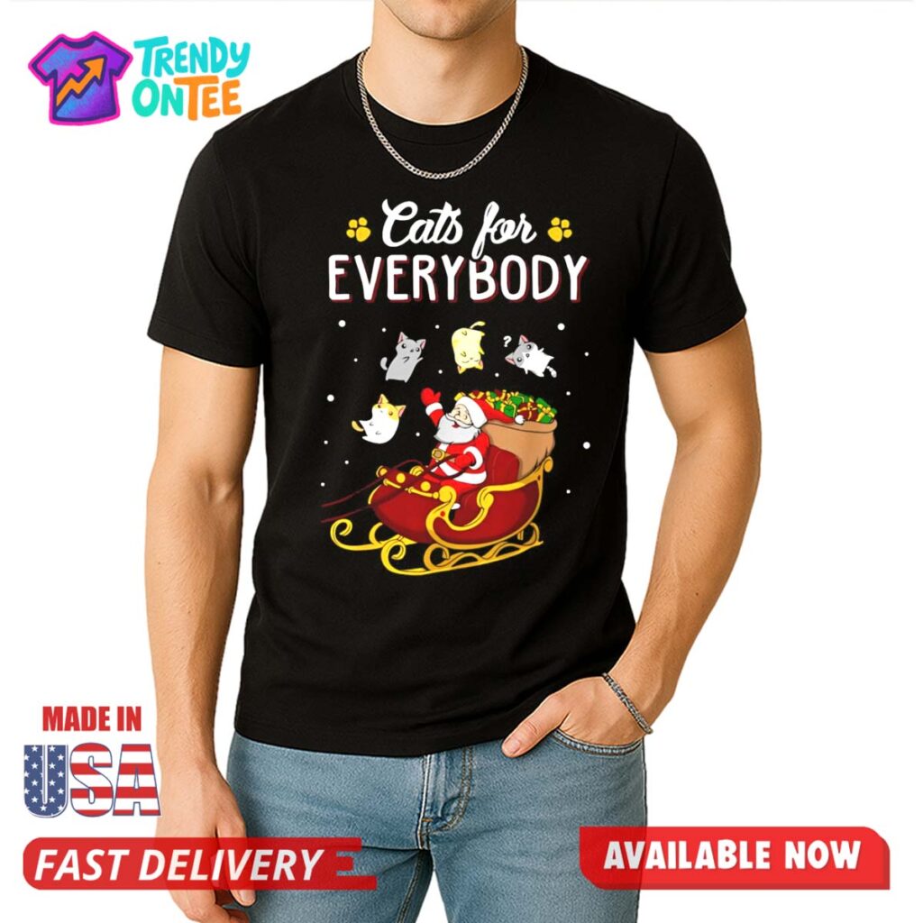 Cat For Everybody Christmas Shirt