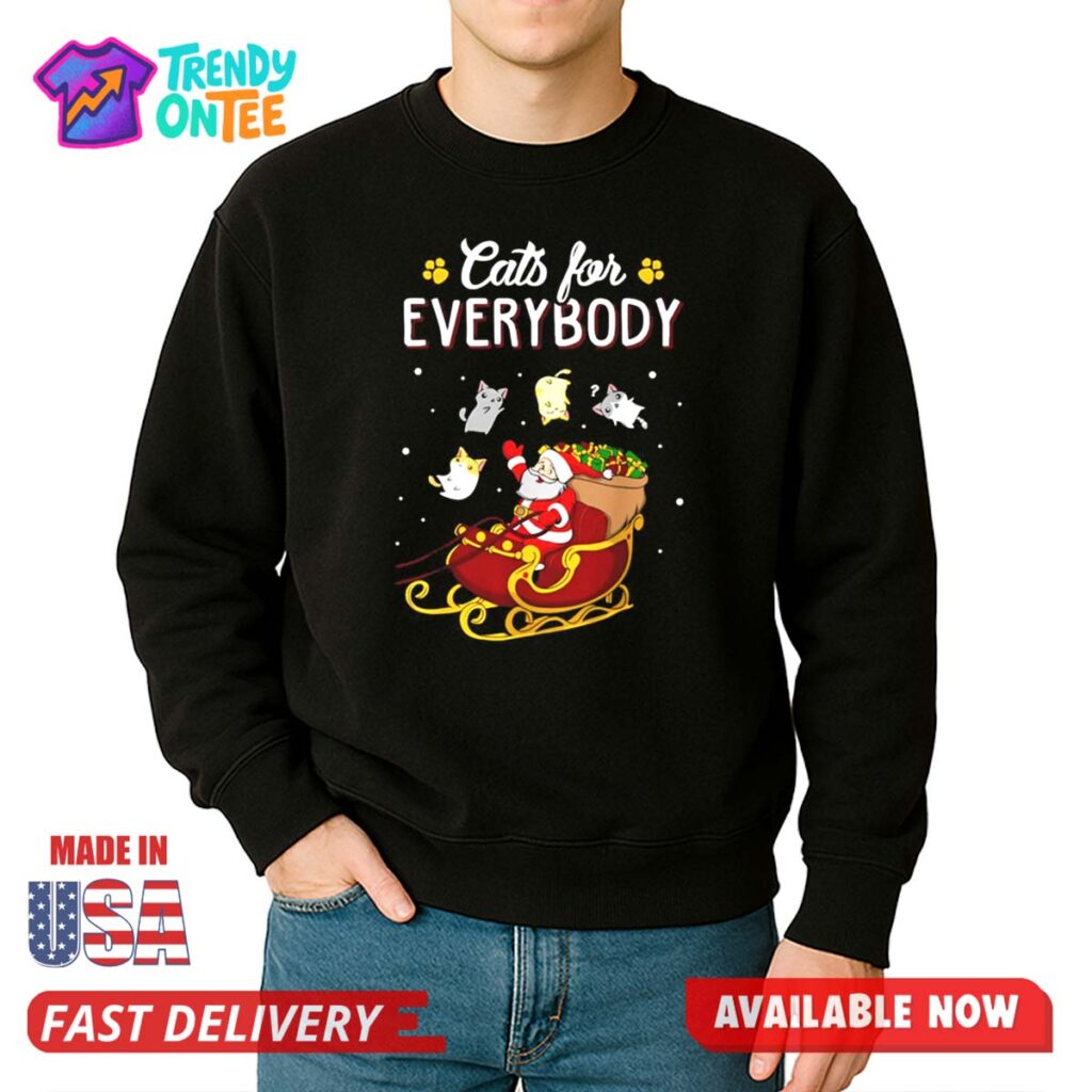 Cat For Everybody Christmas Shirt