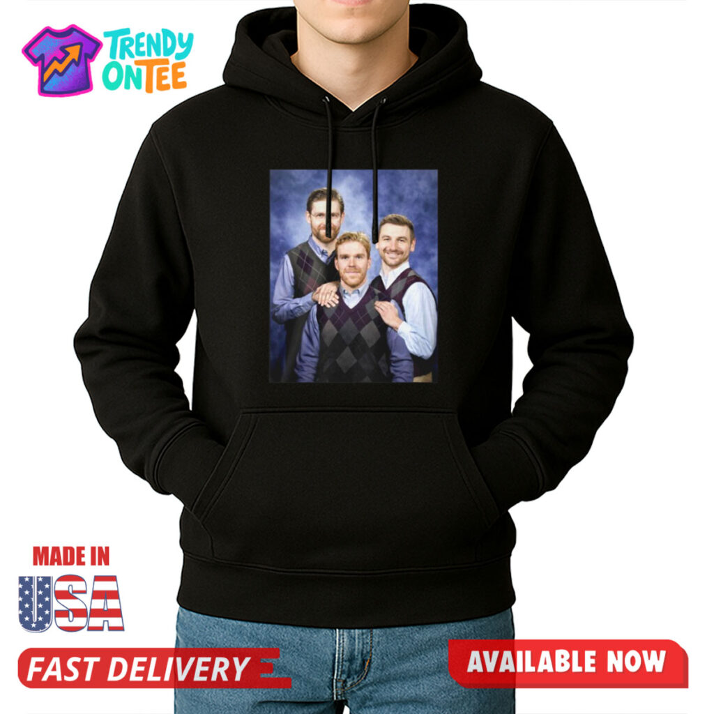 Connor McDavid Leon Draisaitl Zach Hyman Step Brothers Shirt