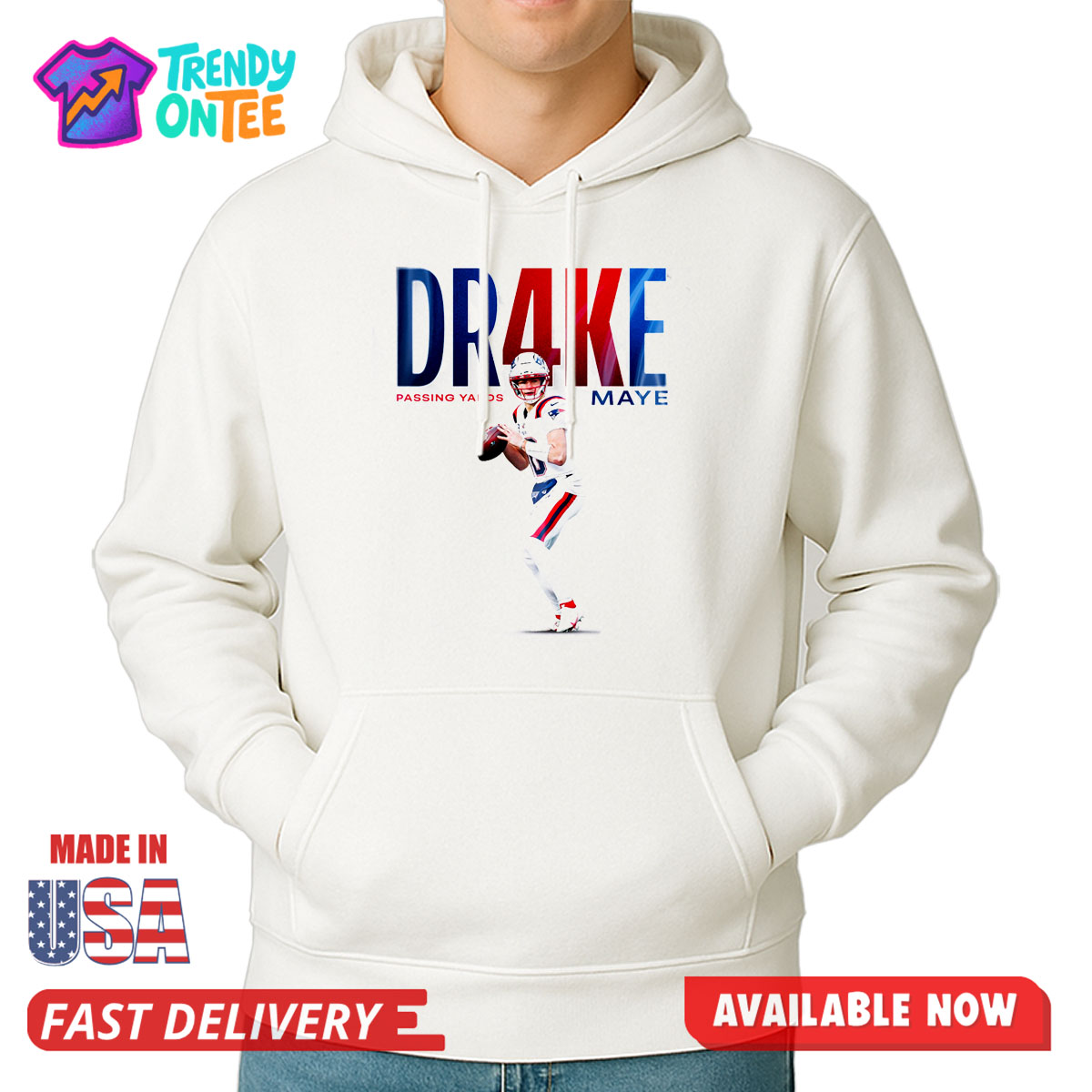 DRAKE MAYE K Passing Yards Shirt DRAKE MAYE K Passing Yards Shirt