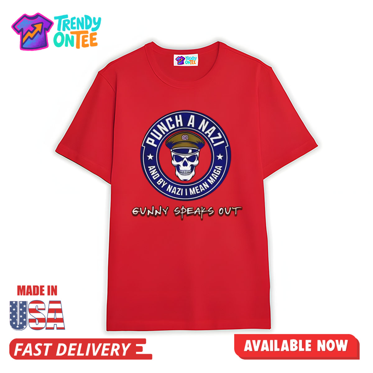 Punch A Nazi And By Nazi I Mean Maga Shirt Punch A Nazi And By Nazi I Mean Maga Shirt