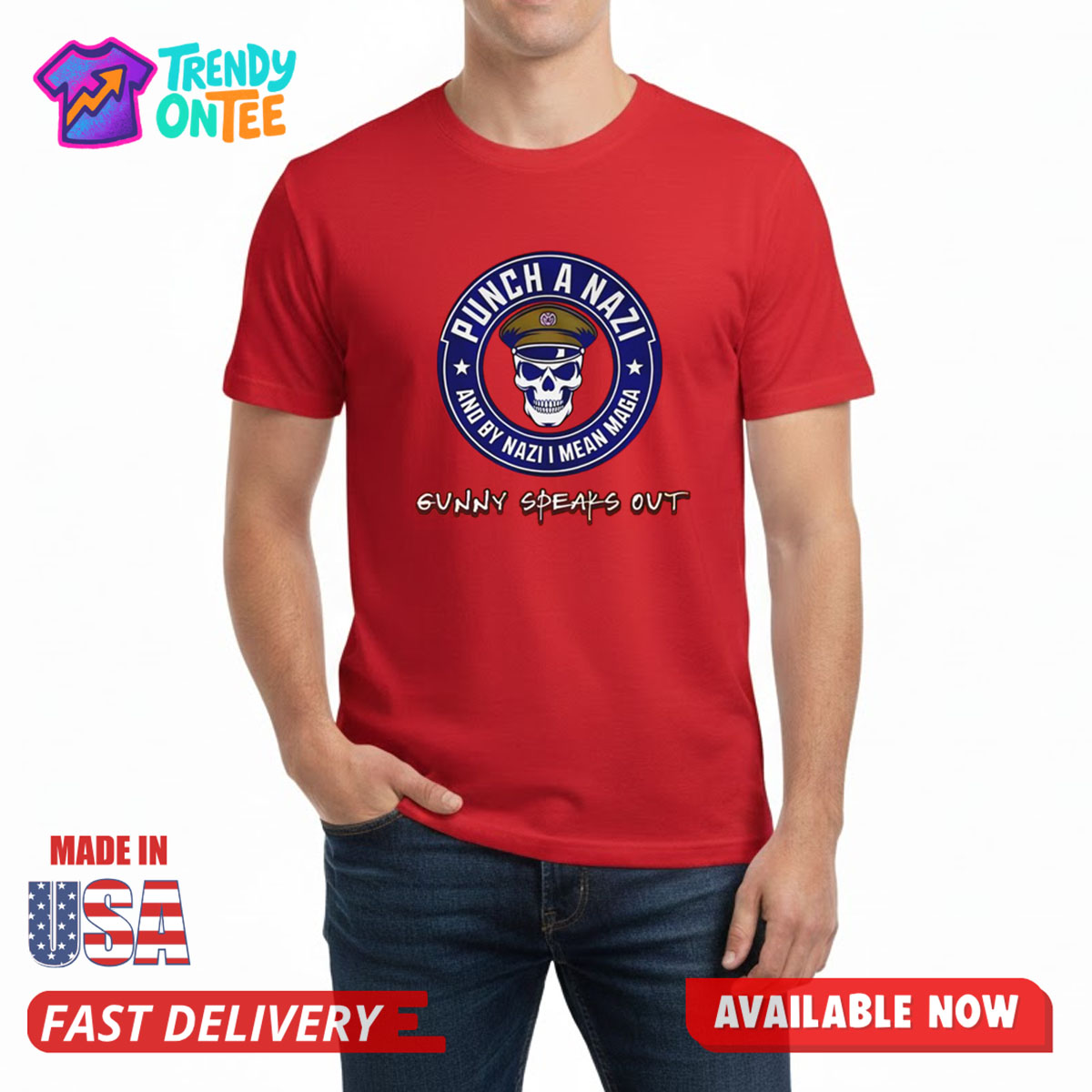 Punch A Nazi And By Nazi I Mean Maga Shirt Punch A Nazi And By Nazi I Mean Maga Shirt