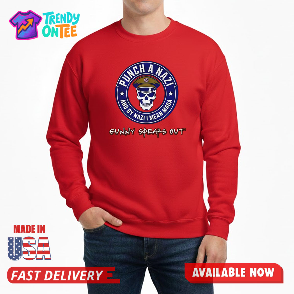 Punch A Nazi And By Nazi I Mean Maga Shirt Punch A Nazi And By Nazi I Mean Maga Shirt