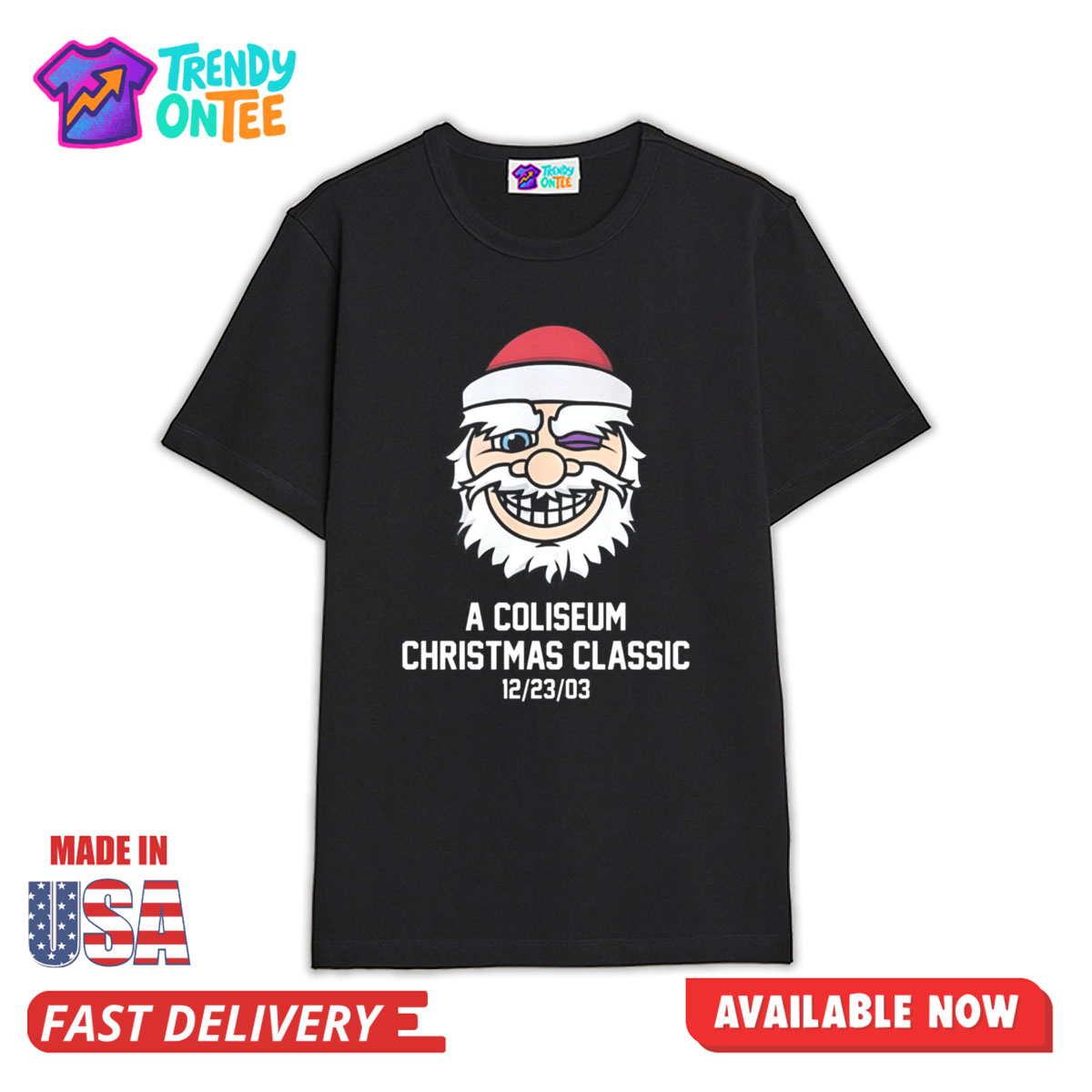 Santa Brawl A Coliseum Christmas Classic Shirt Santa Brawl A Coliseum Christmas Classic Shirt