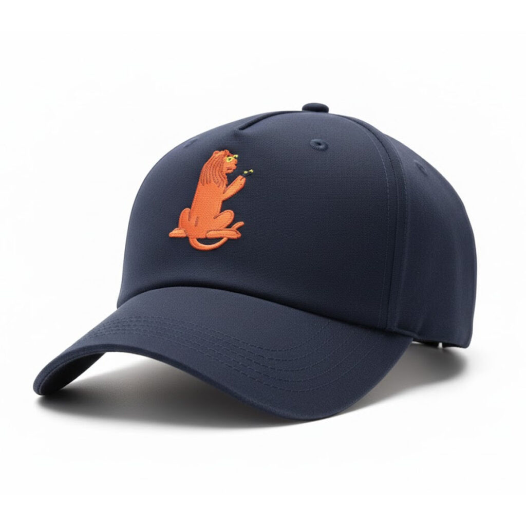 Sebastian Stan Orange Lion Hat