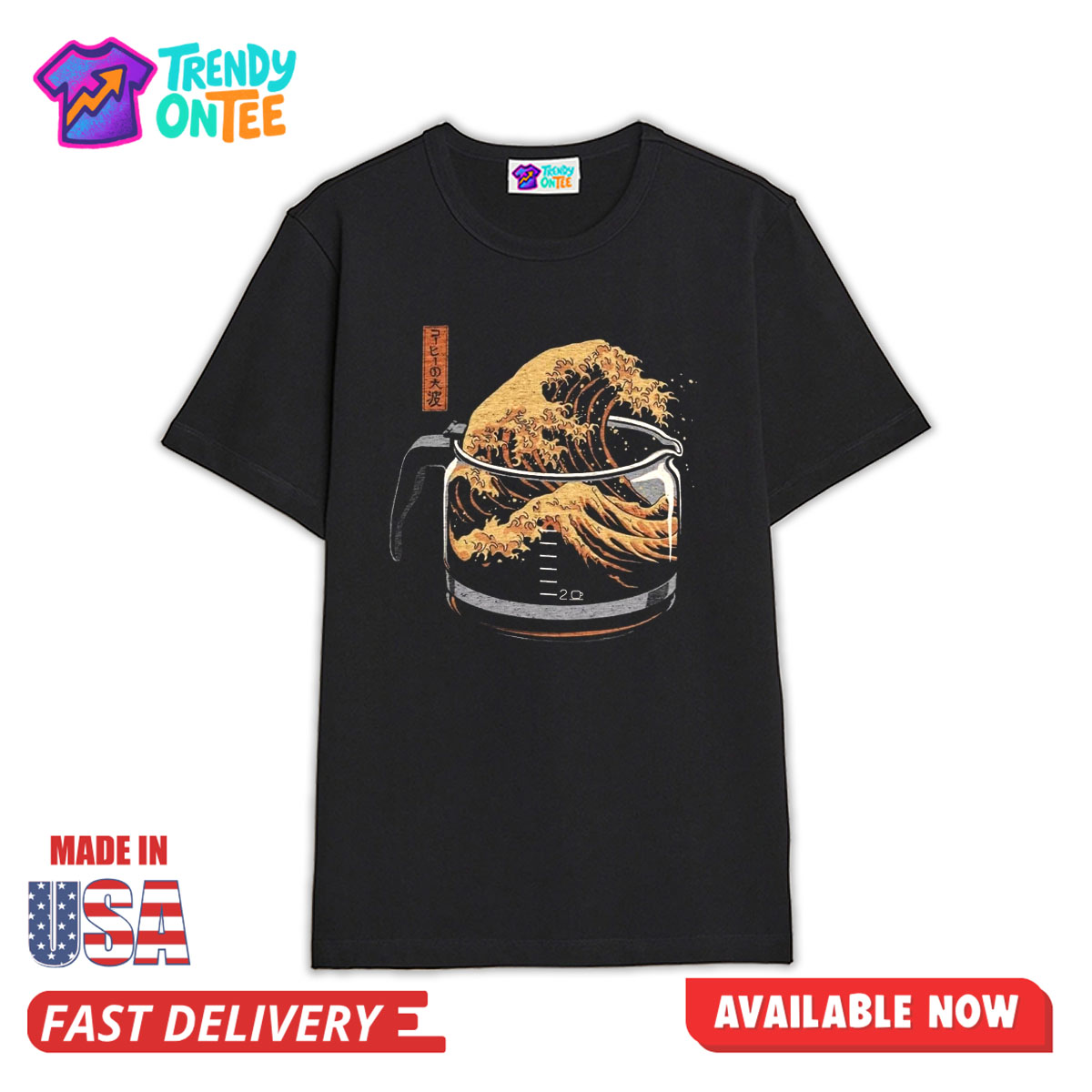 The Great Wave In The Coffee Pot Shirt The Great Wave In The Coffee Pot Shirt