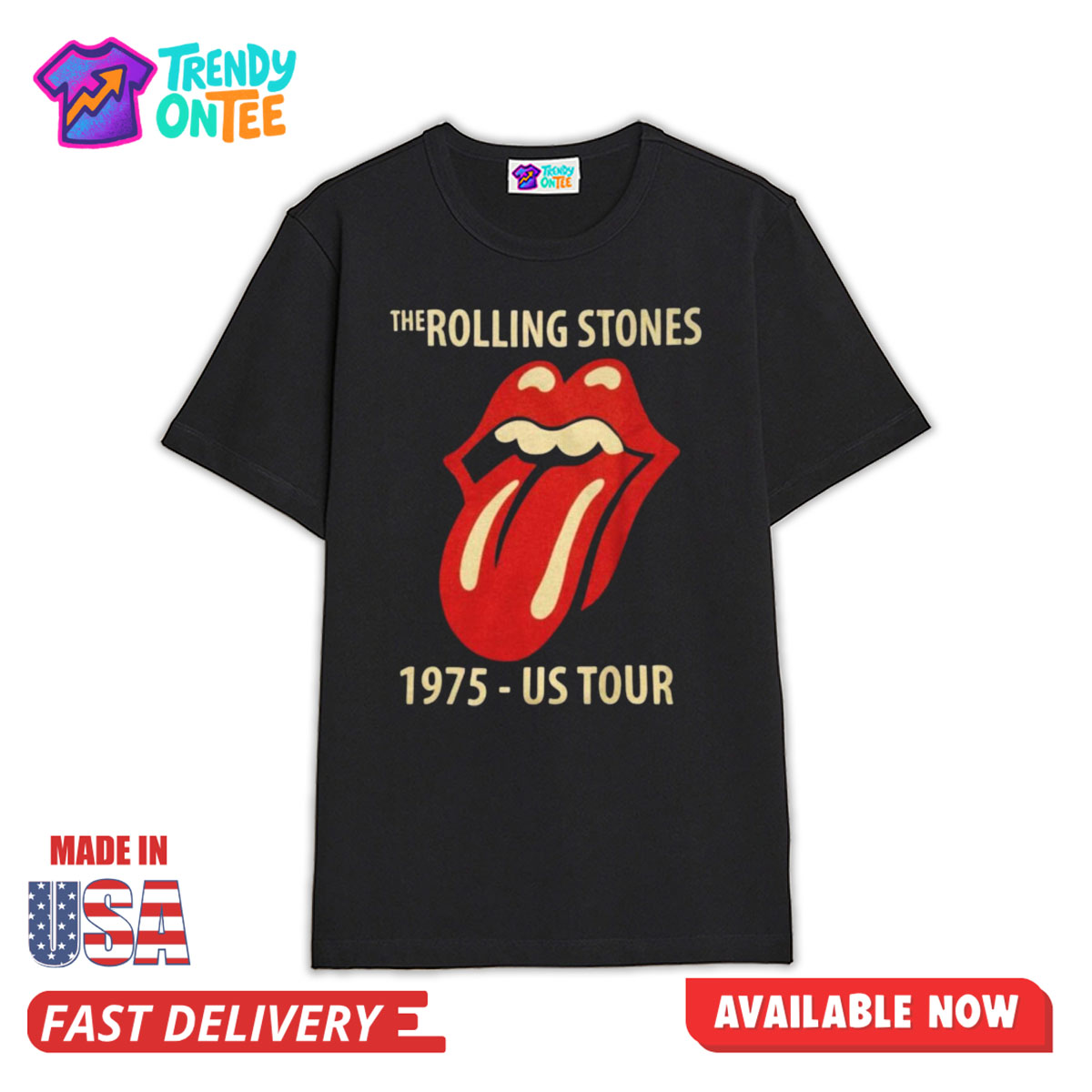The Rolling Stones US Tour Shirt The Rolling Stones US Tour Shirt