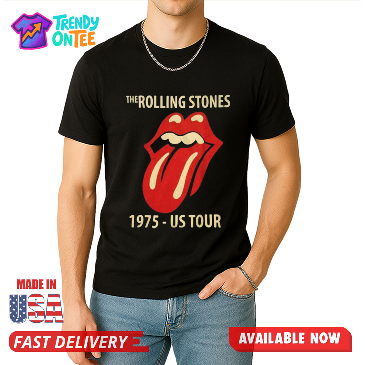 The Rolling Stones US Tour Shirt The Rolling Stones US Tour Shirt