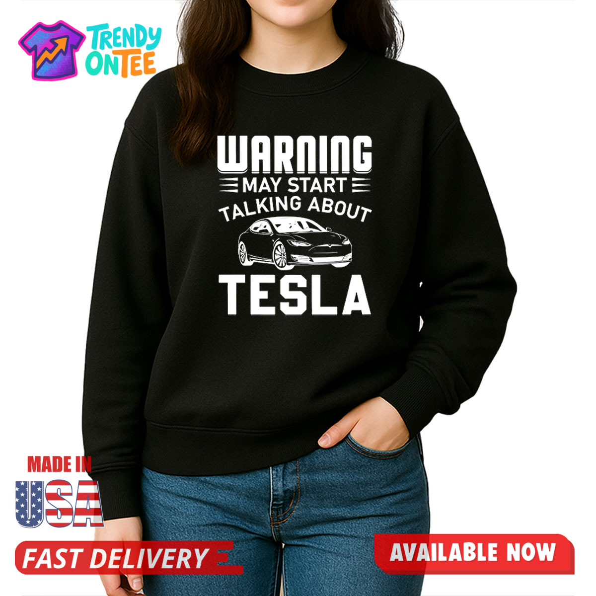 Warning May Start Talking About Tesla Shirt Warning May Start Talking About Tesla Shirt